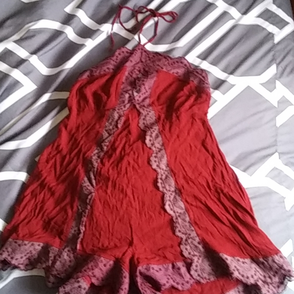 Free People Run the Heart Romper - Picture 3 of 7